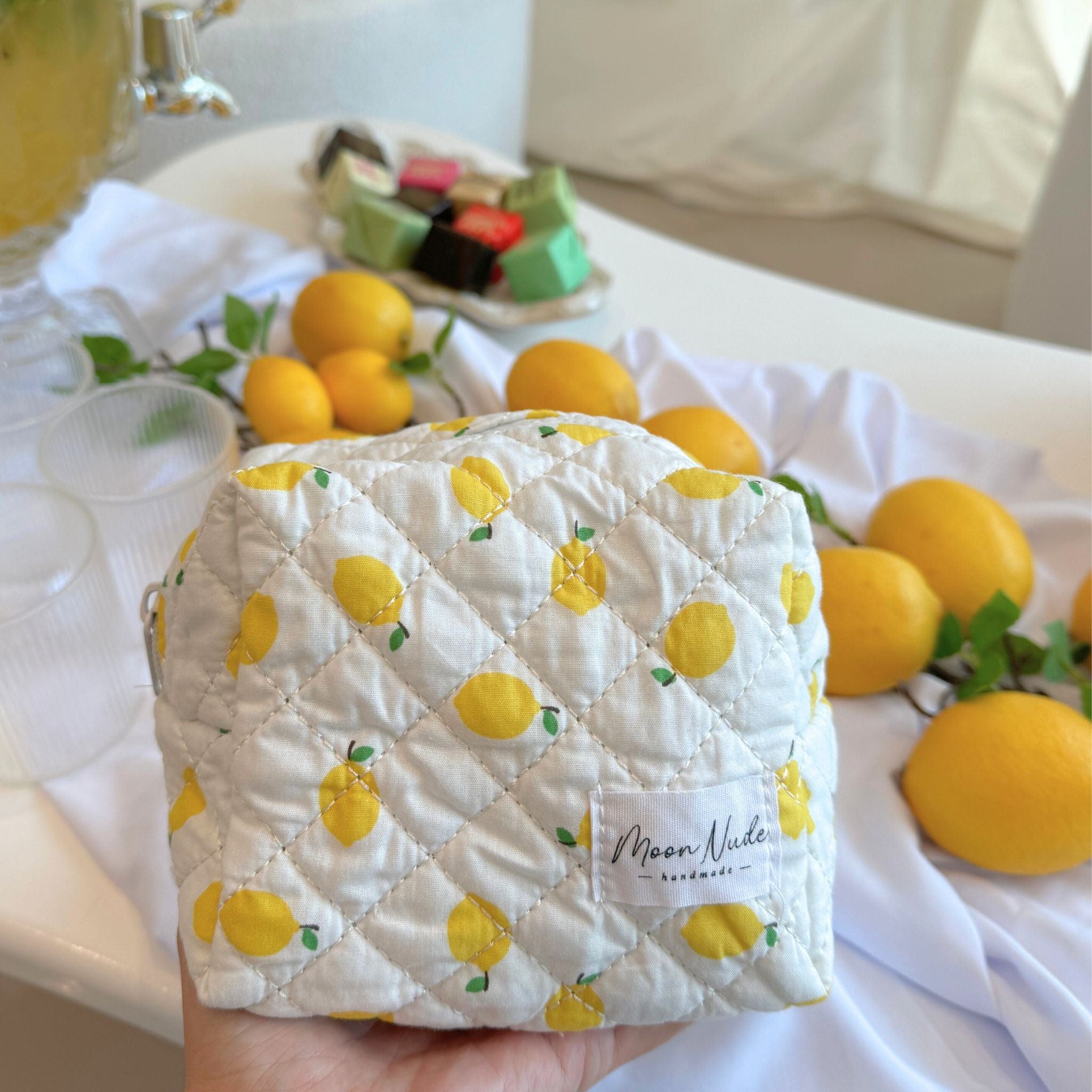 Moon Nude Lemonade Mini Makeup Bag