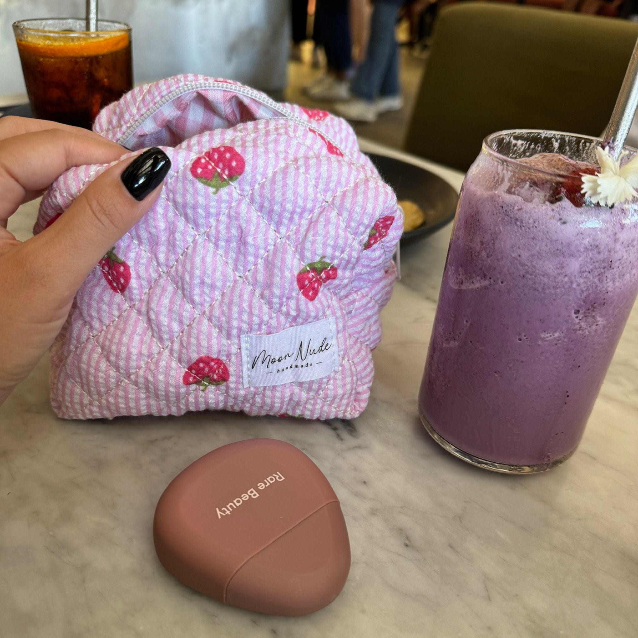 Moon Nude Strawberry Mini Makeup Bag
