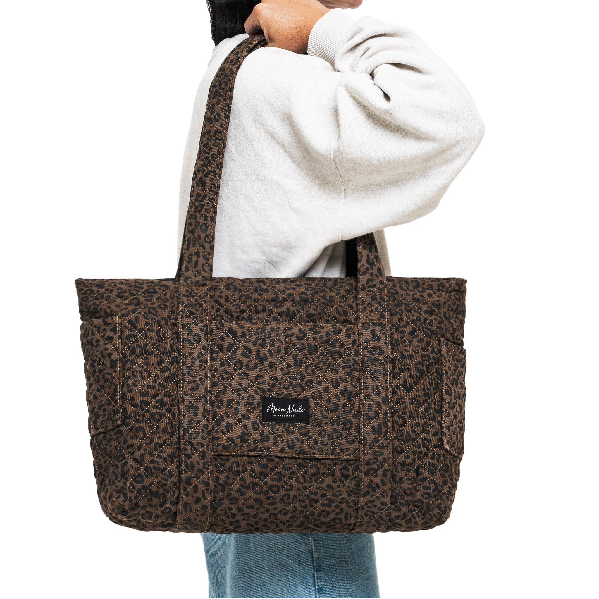 Moon Nude Savanna Tote Bag Zipper